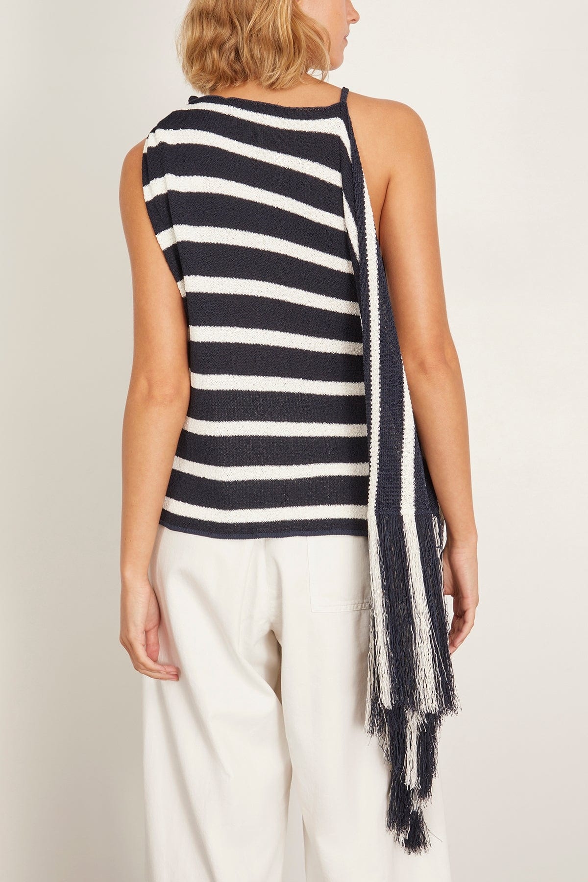 Yves Top in Navy Multi - 4