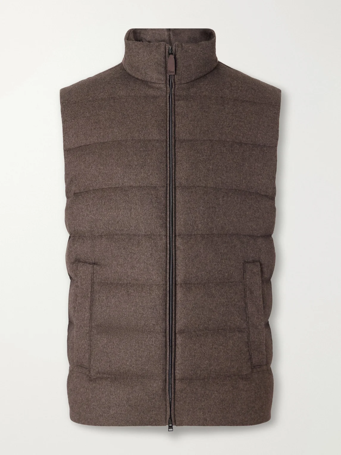 Quilted Silk and Cashmere-Blend Gilet - 1