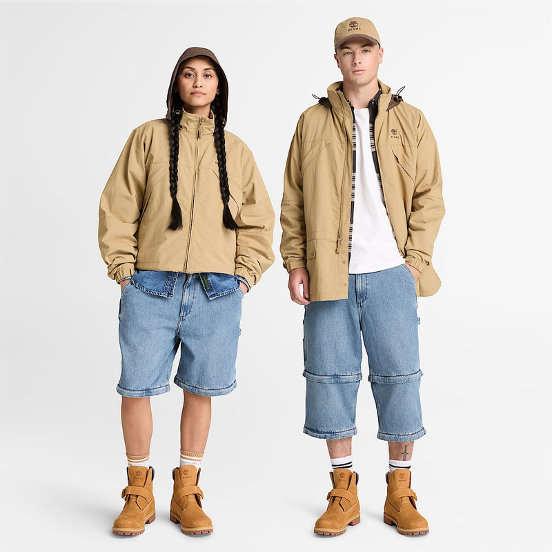 Timberland® x BEAMS Nylon Zip Up Convertible Jacket 3