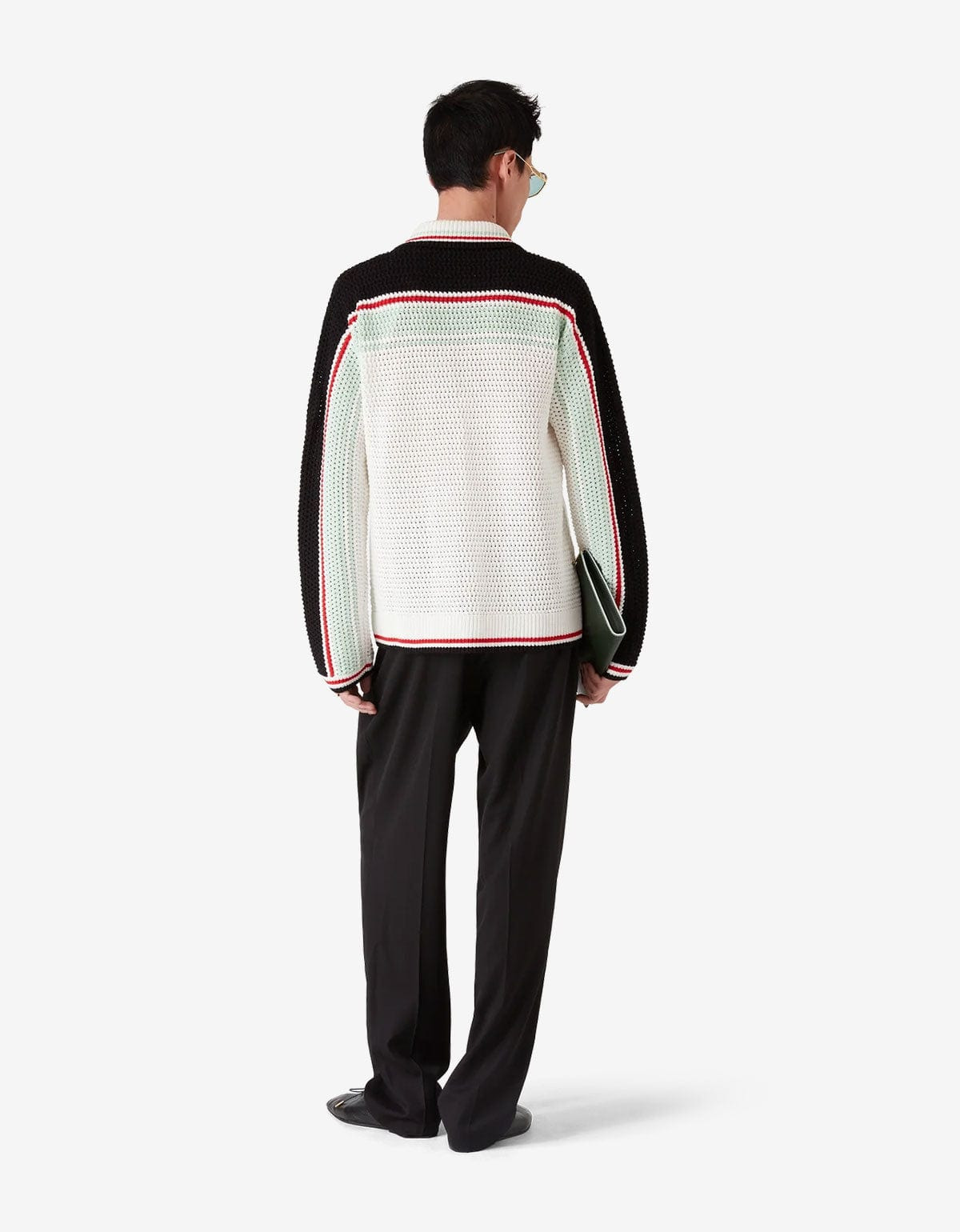 Casablanca Multicolour Cotton Tennis Crochet Shacket - 3