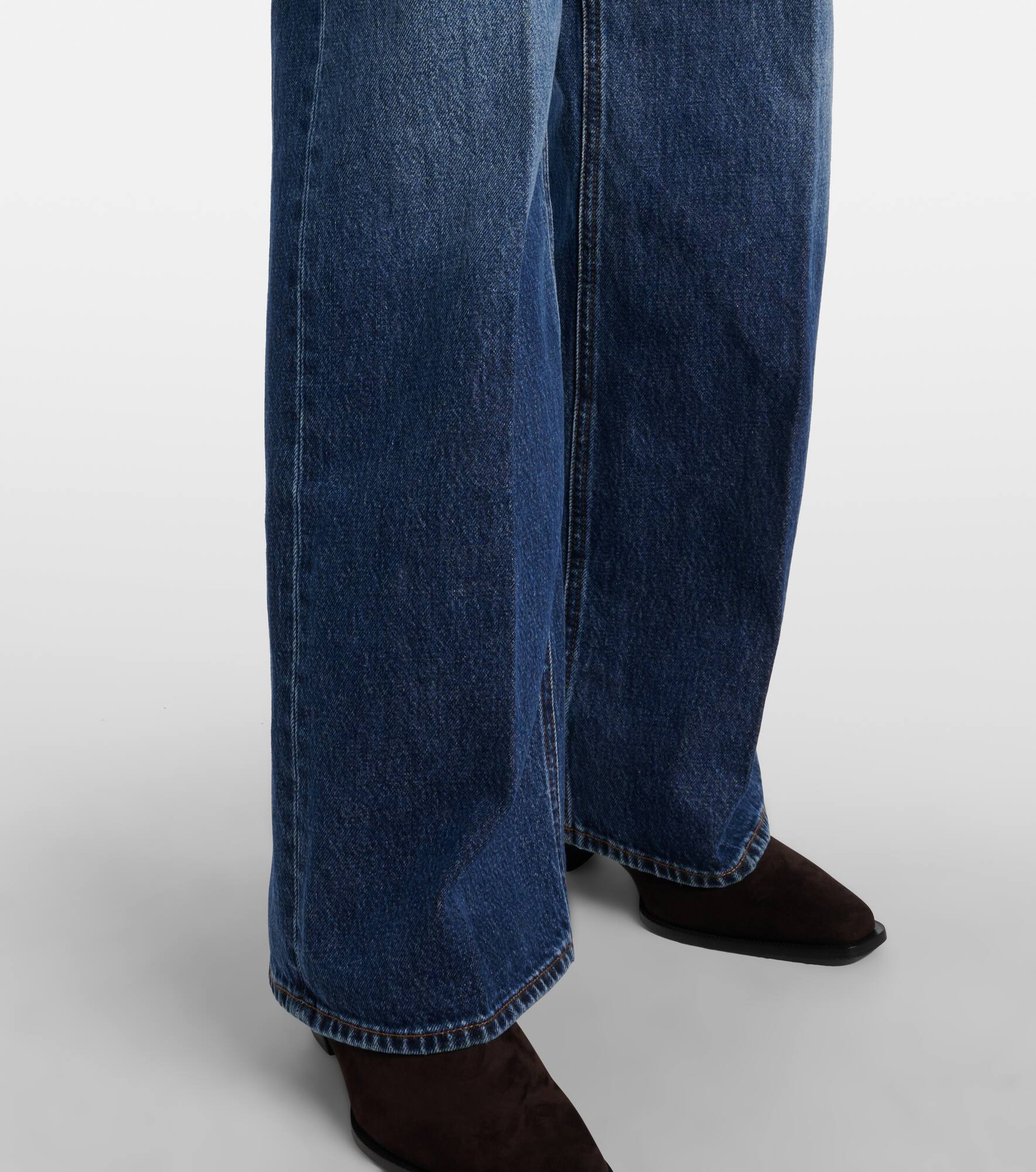High-rise wide-leg jeans - 5