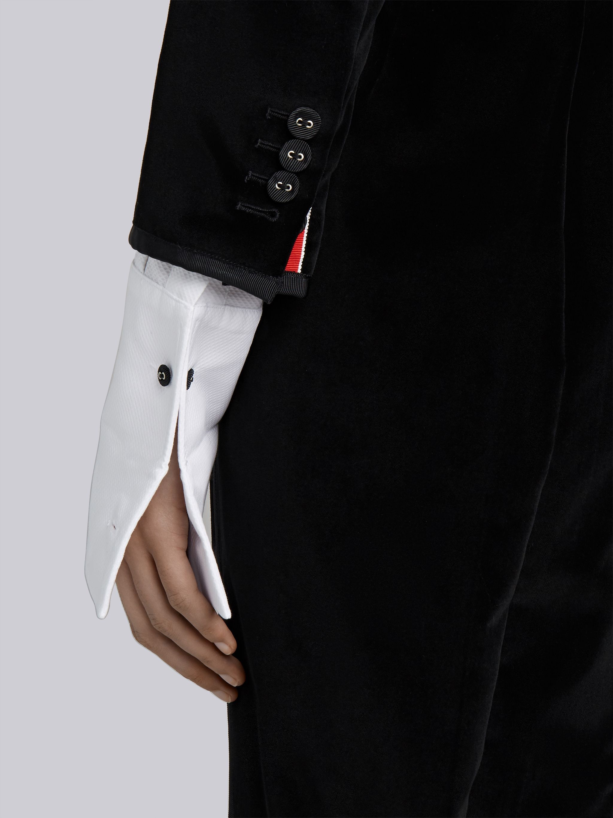 Tonal Grosgrain-tipped Tailcoat In Velvet - 6