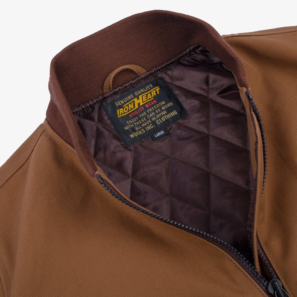 IHM-44-BRN 17oz Duck Type L-2B Flight Jacket - Brown - 9