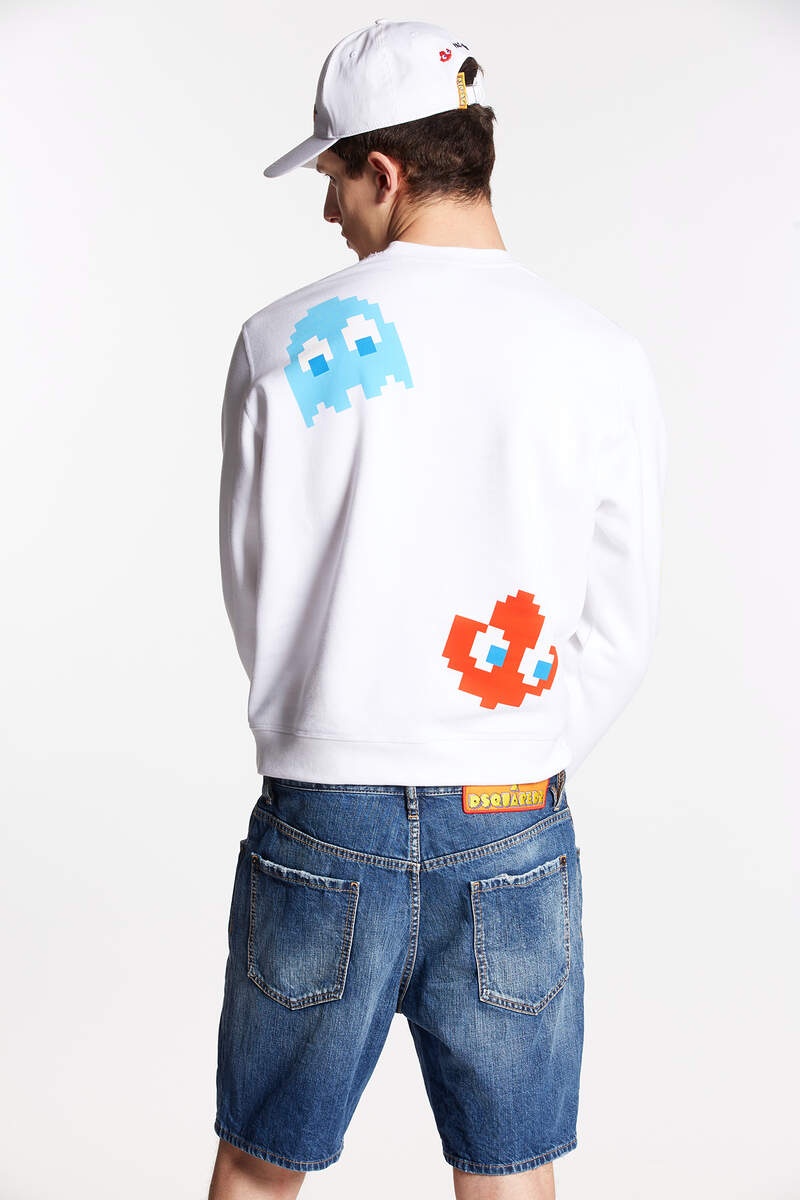 PAC-MAN MEDIUM WASH MARINE SHORTS - 2