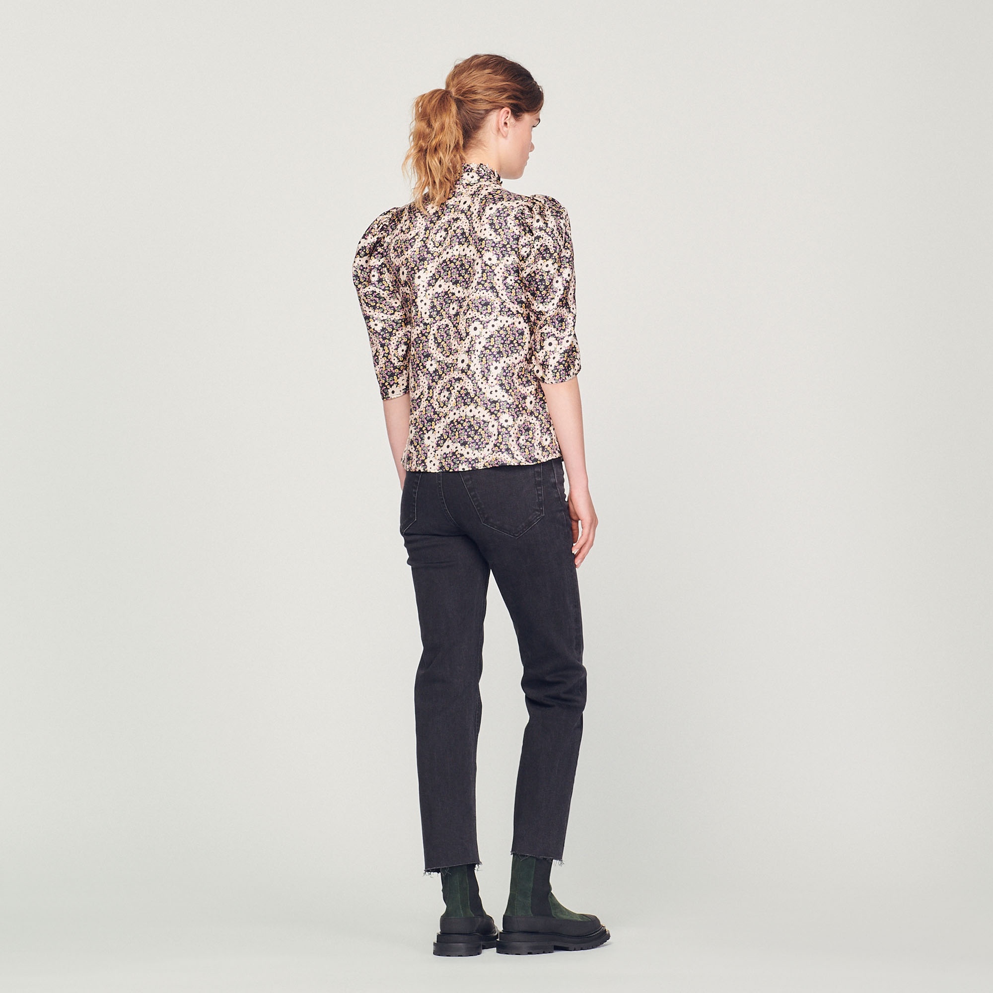 Flowing silk top - 6