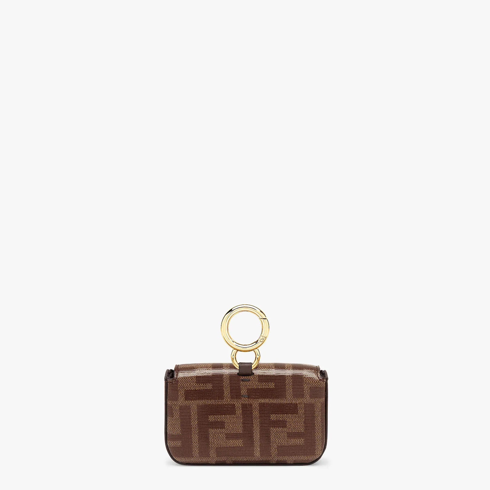 Brown fabric charm - 3