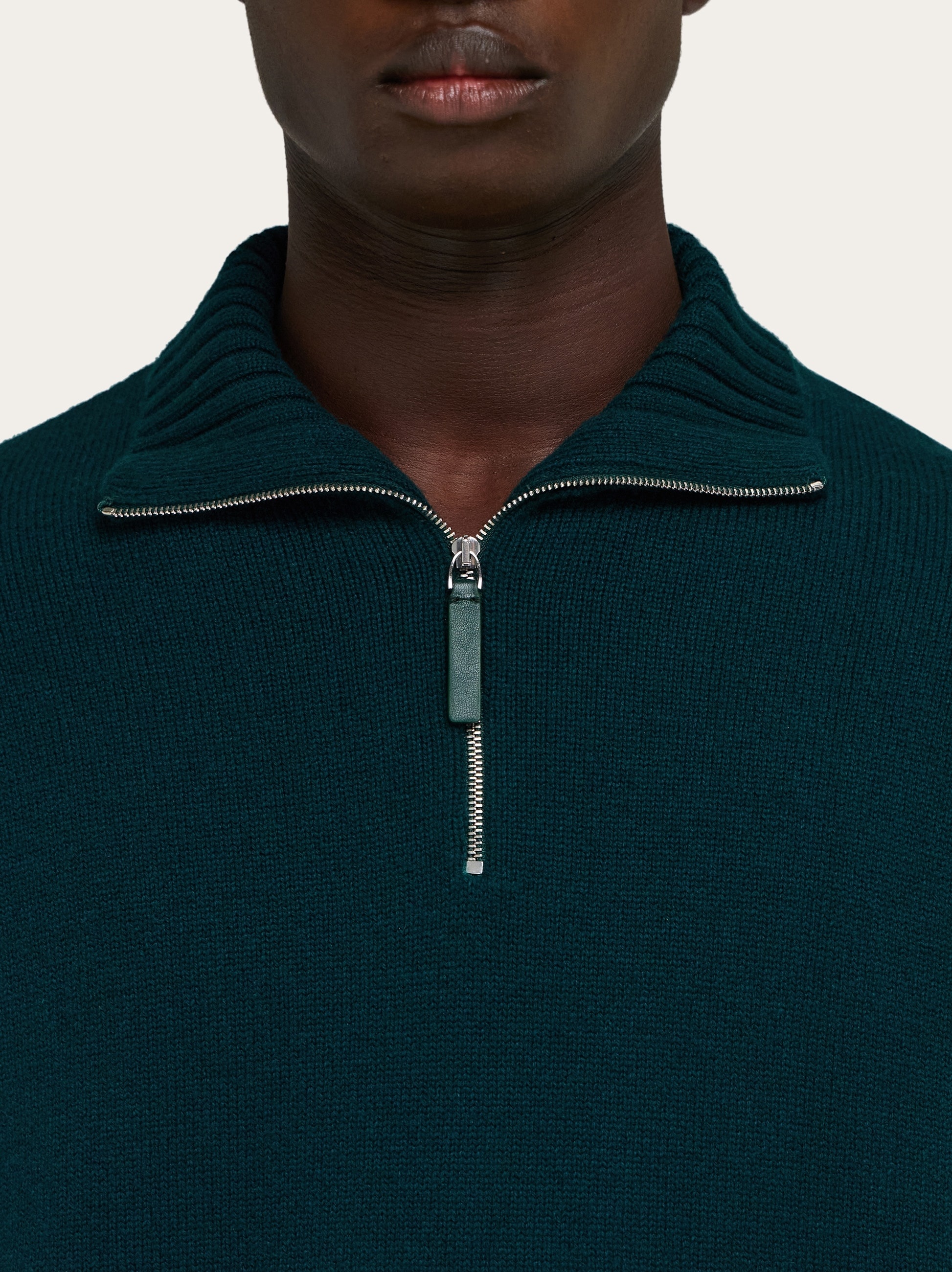 High neck cashmere pullover - 4