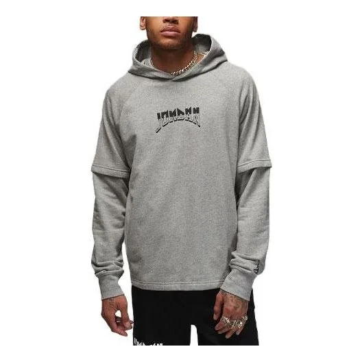 Air Jordan Dri-FIT Sport Graphic Fleece Pullover Hoodie 'Grey' FB7570-063 - 1