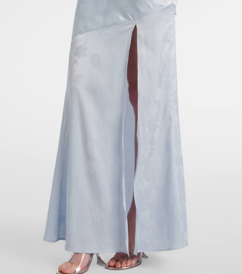 Darlya floral jacquard gown 4