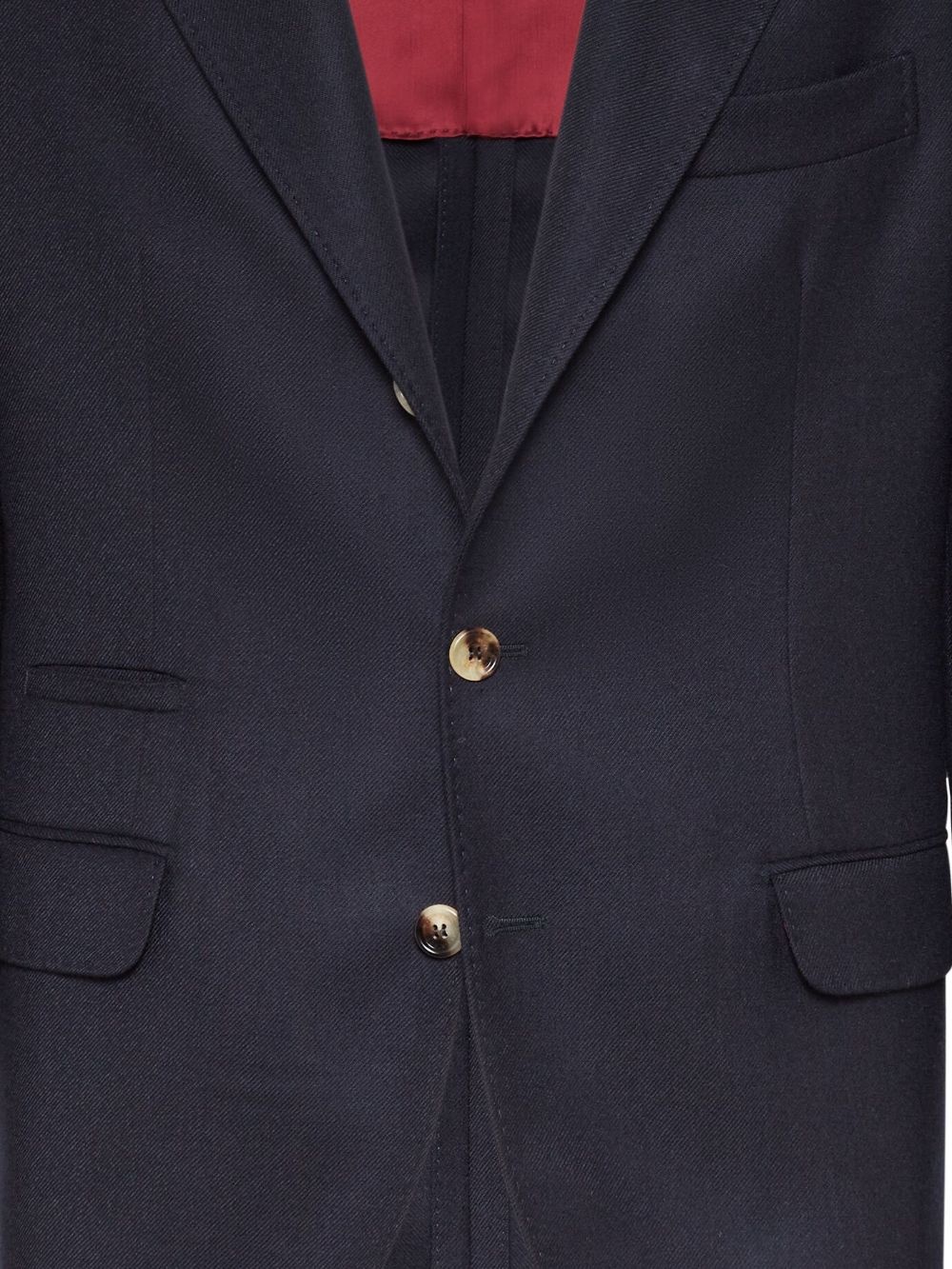 single-breasted cashmere blazer - 4