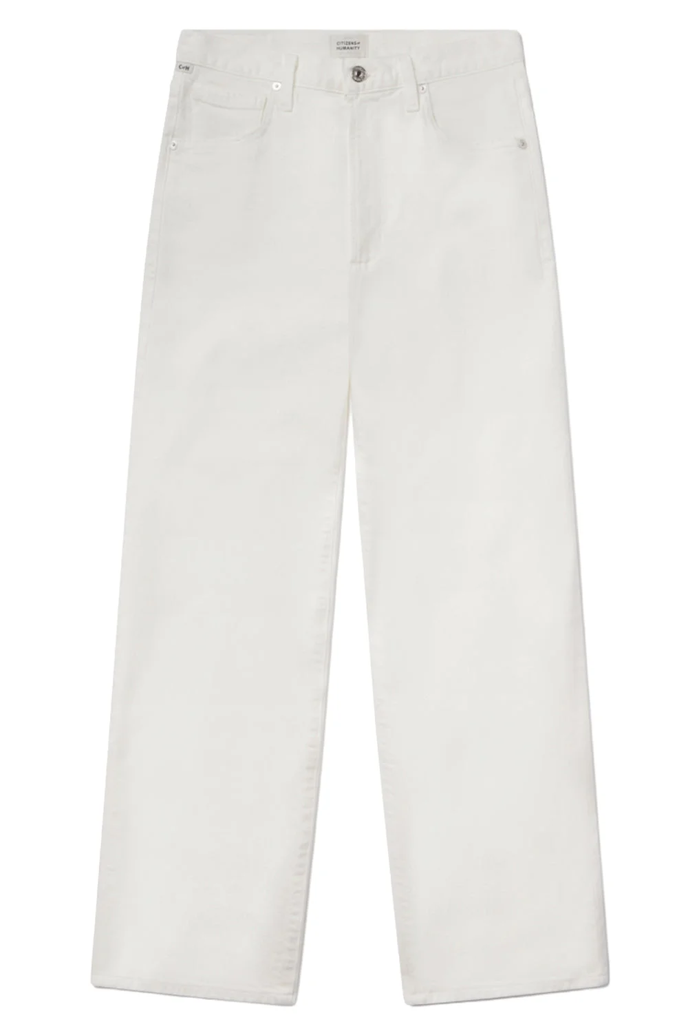 Caia Straight Pant - White - 1