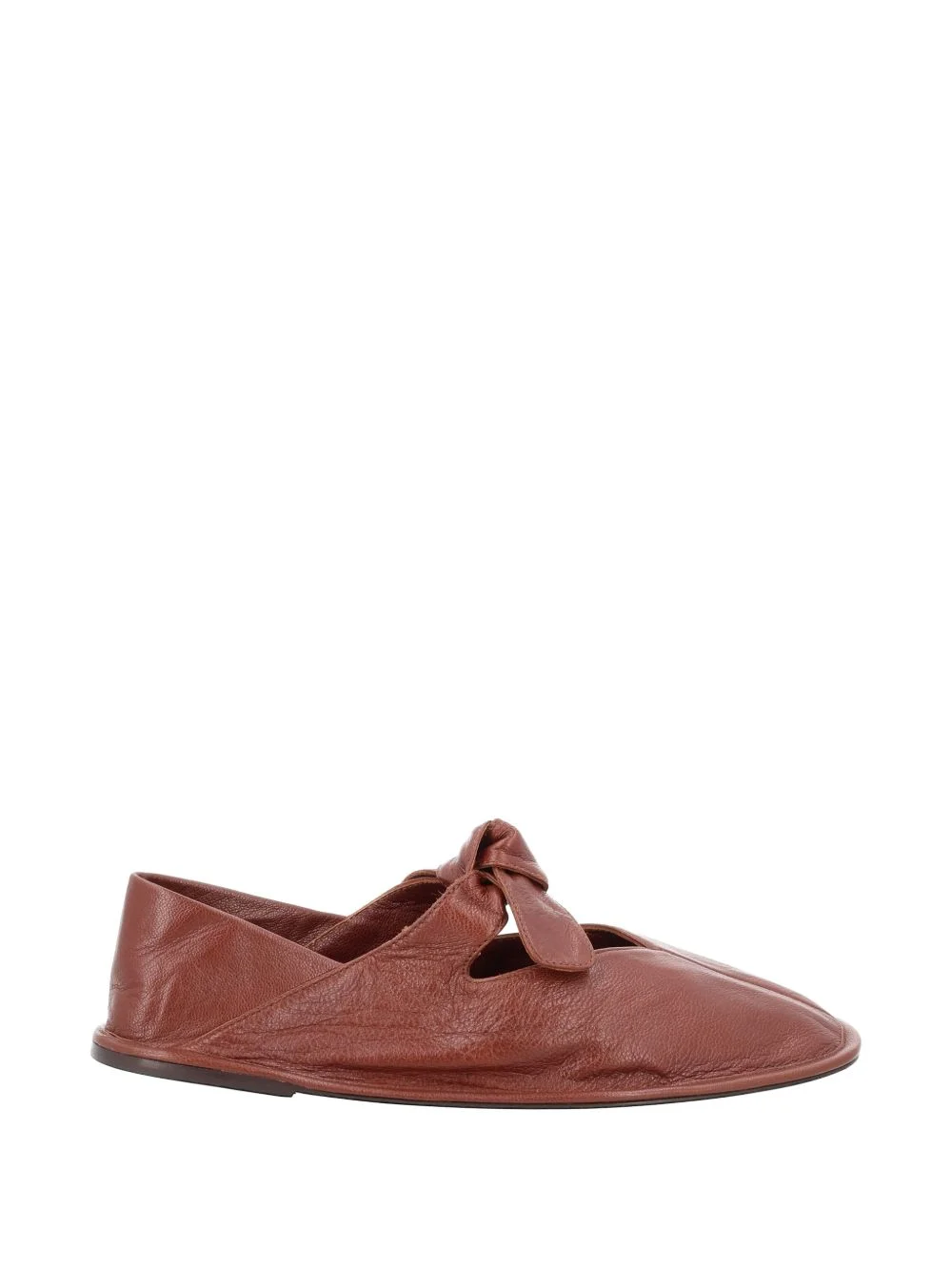 knot leather flats - 1