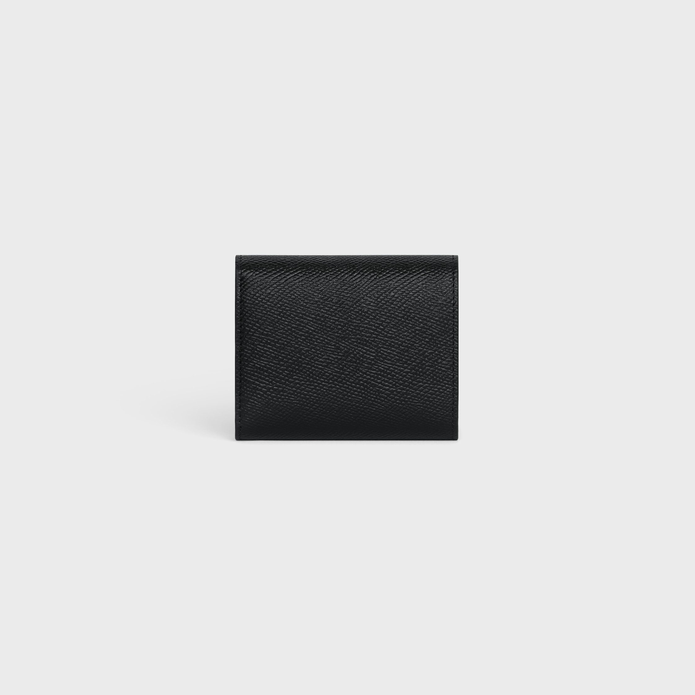 Small trifold wallet in Grained calfskin - 3