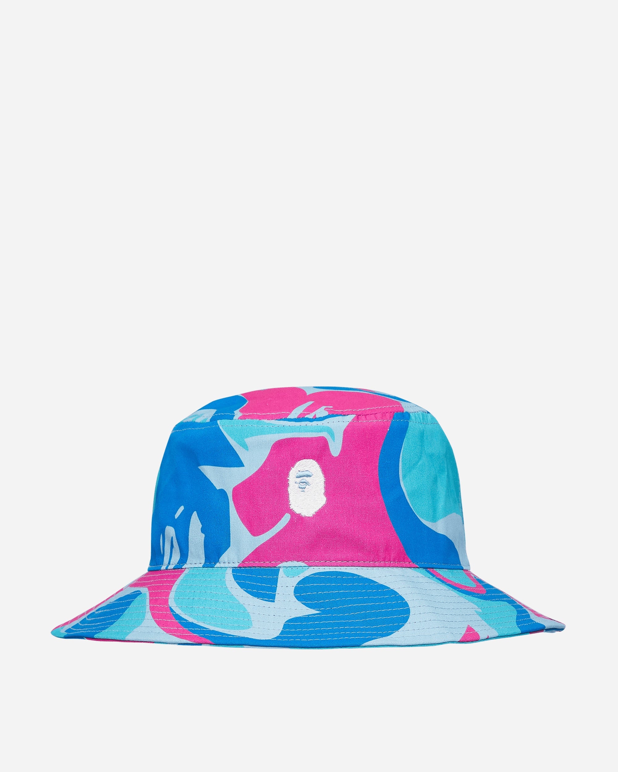 Marble Camo Bucket Hat Blue - 1