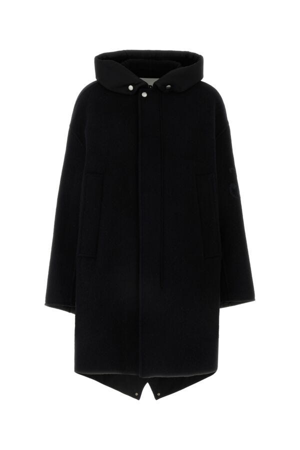 コート Jil Sander FW24 Black wool parka (J40AA0120J40020 001) Jil Sander Jil Sander Women Black Wool Parka | luosophy