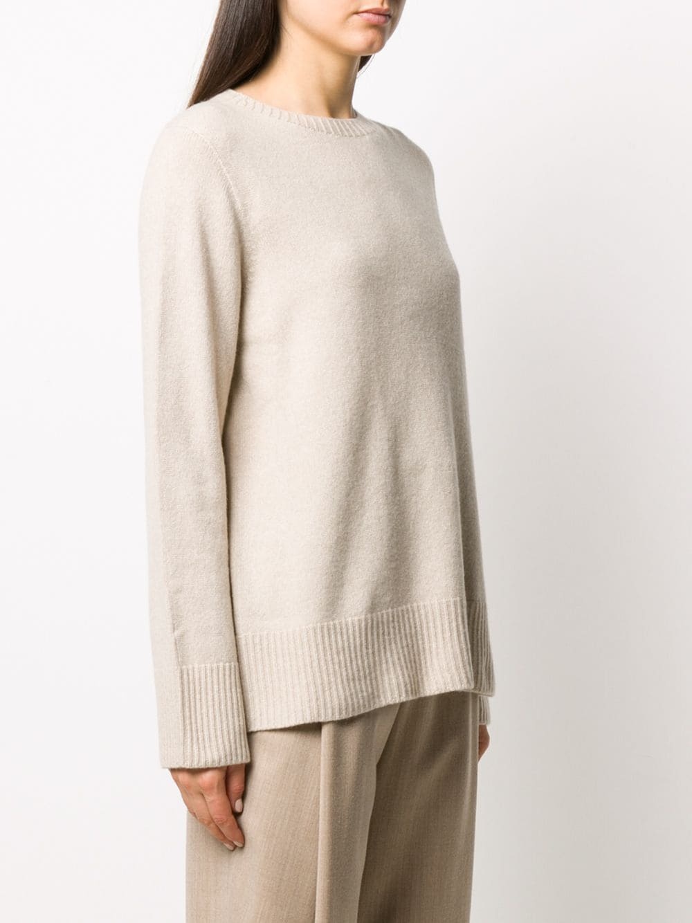 crew-neck knit jumper - 3