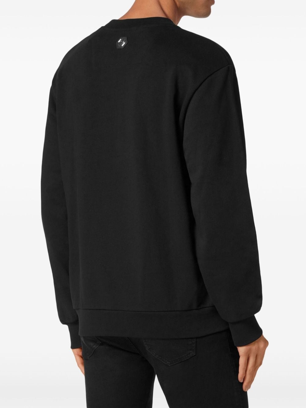 logo-print cotton sweatshirt - 2