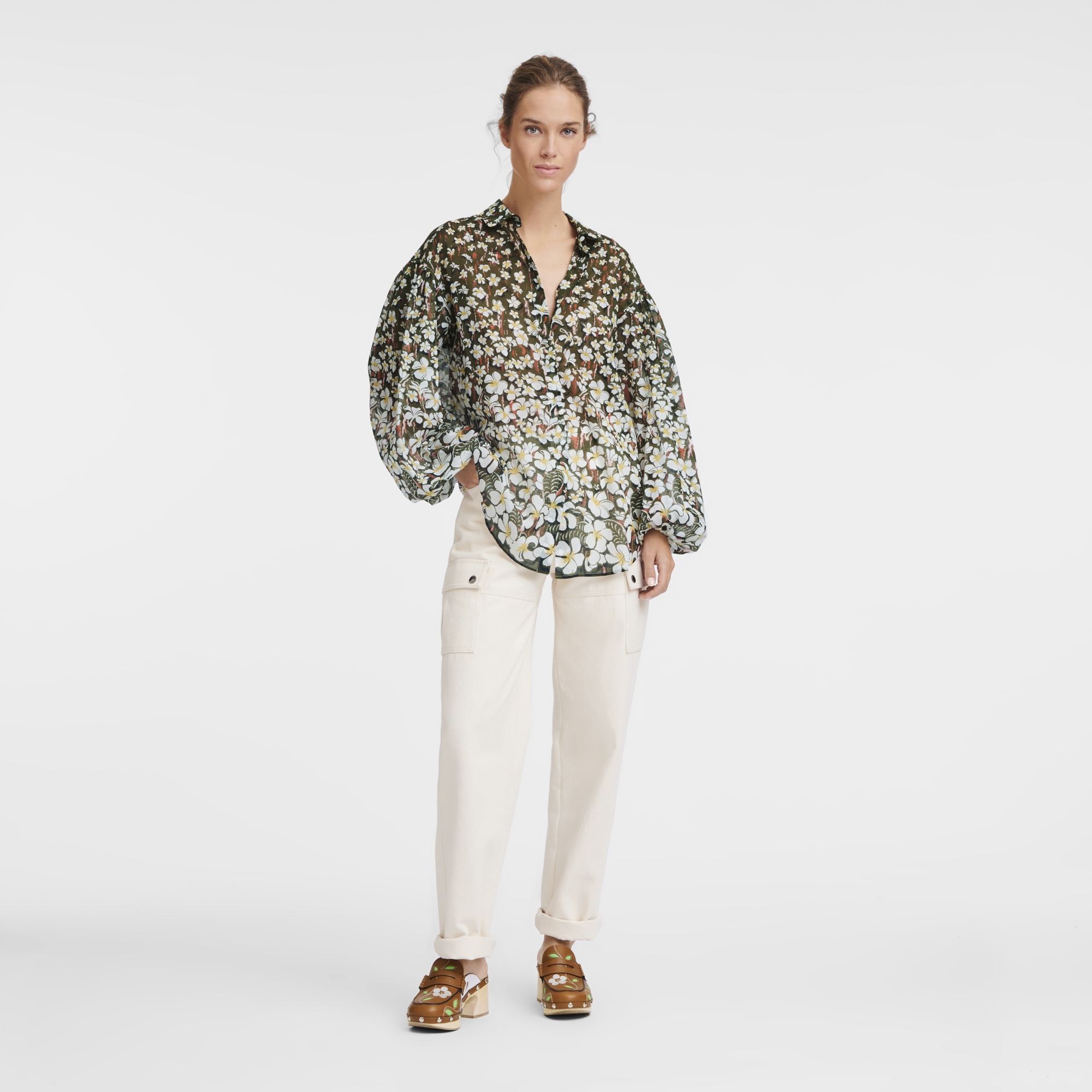 Shirt Khaki - Voile - 2