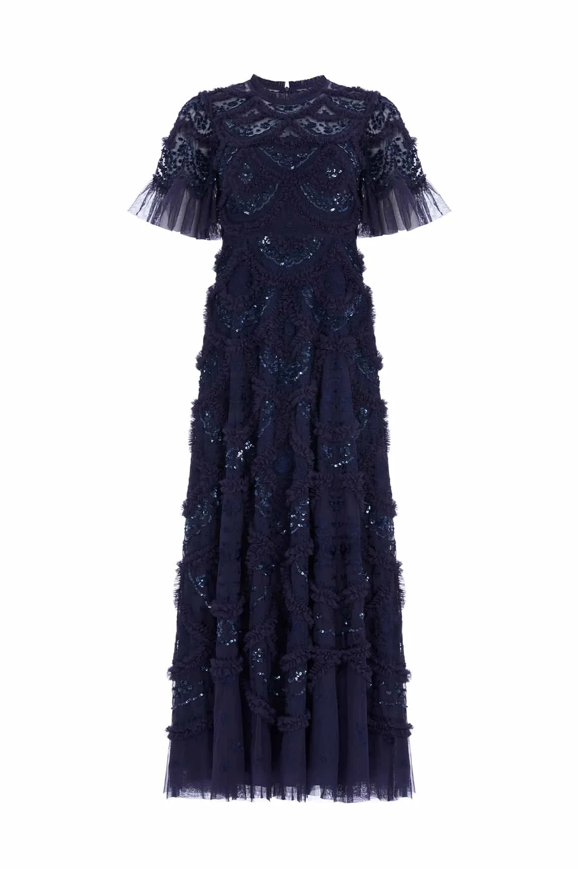 Carmen Ruffle Ankle Gown - 1
