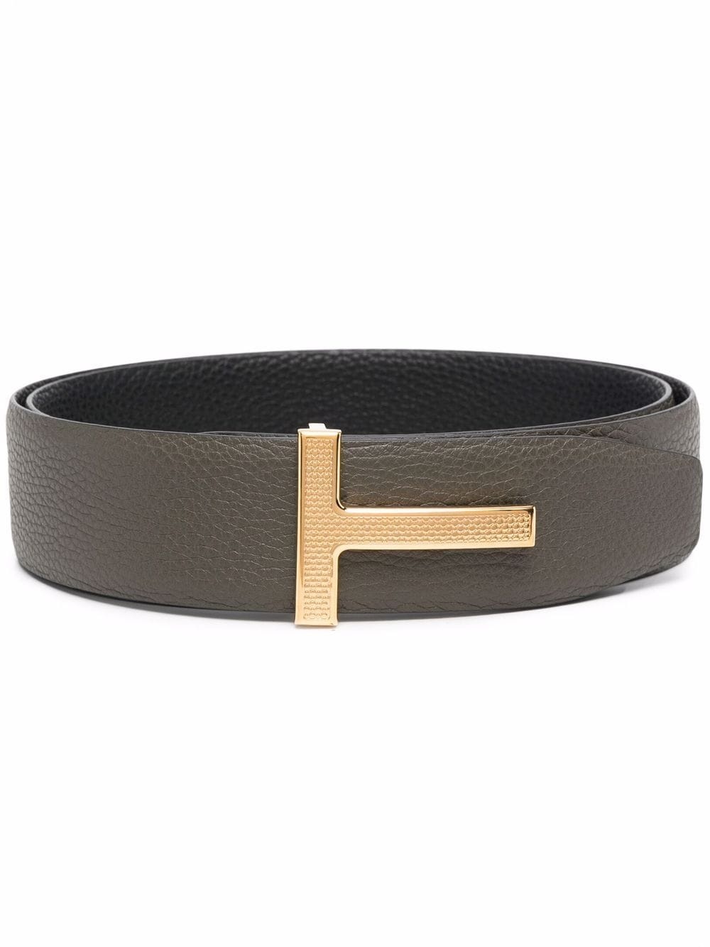 logo buckled belt - 1