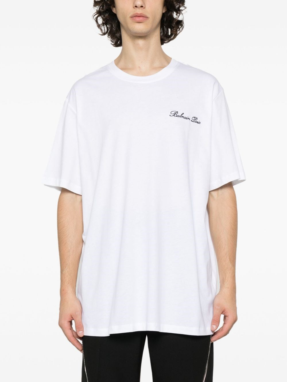Cotton signatured t-shirt - 3