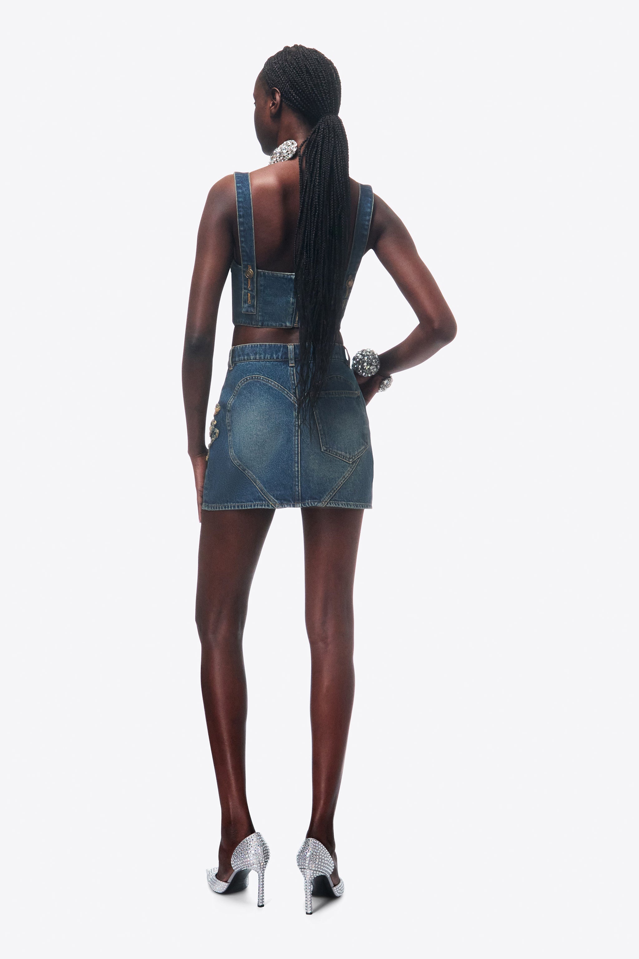 CLAW CUTOUT MINI SKIRT - 6