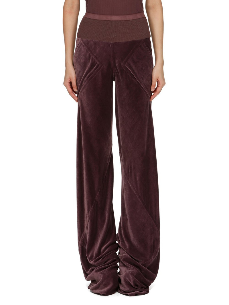 hammered-velvet trousers 1