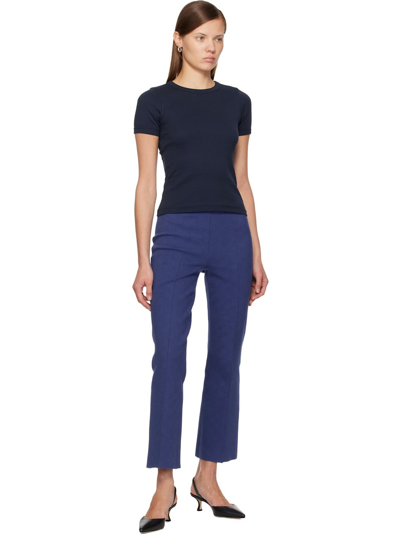 FLORE FLORE Navy Car T-shirt outlook