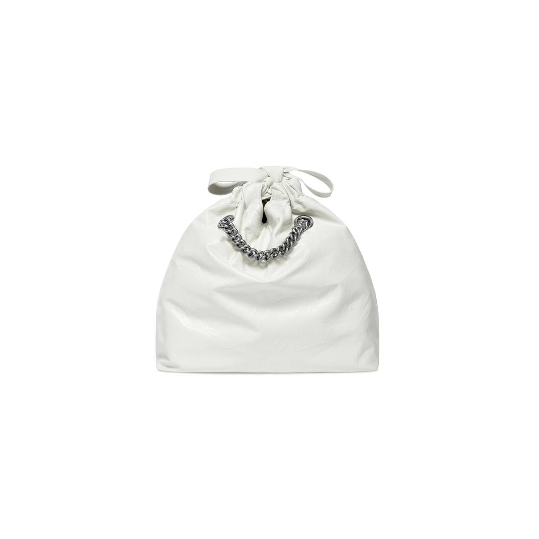 Women's Crush Small Tote Bag in Optic White - 6
