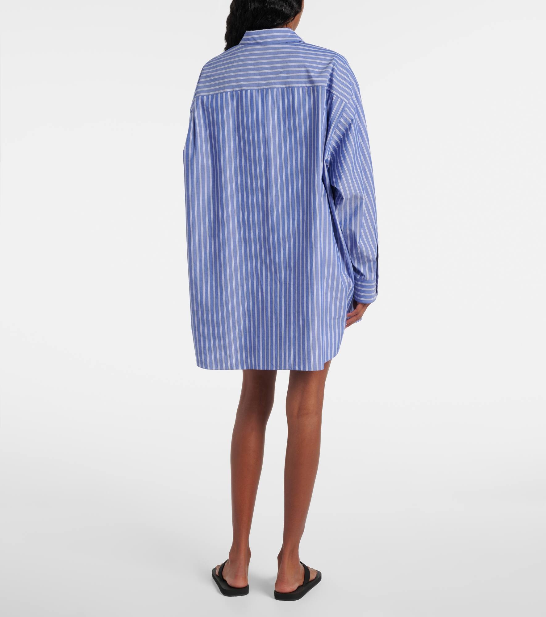 Luka striped cotton poplin shirt - 3