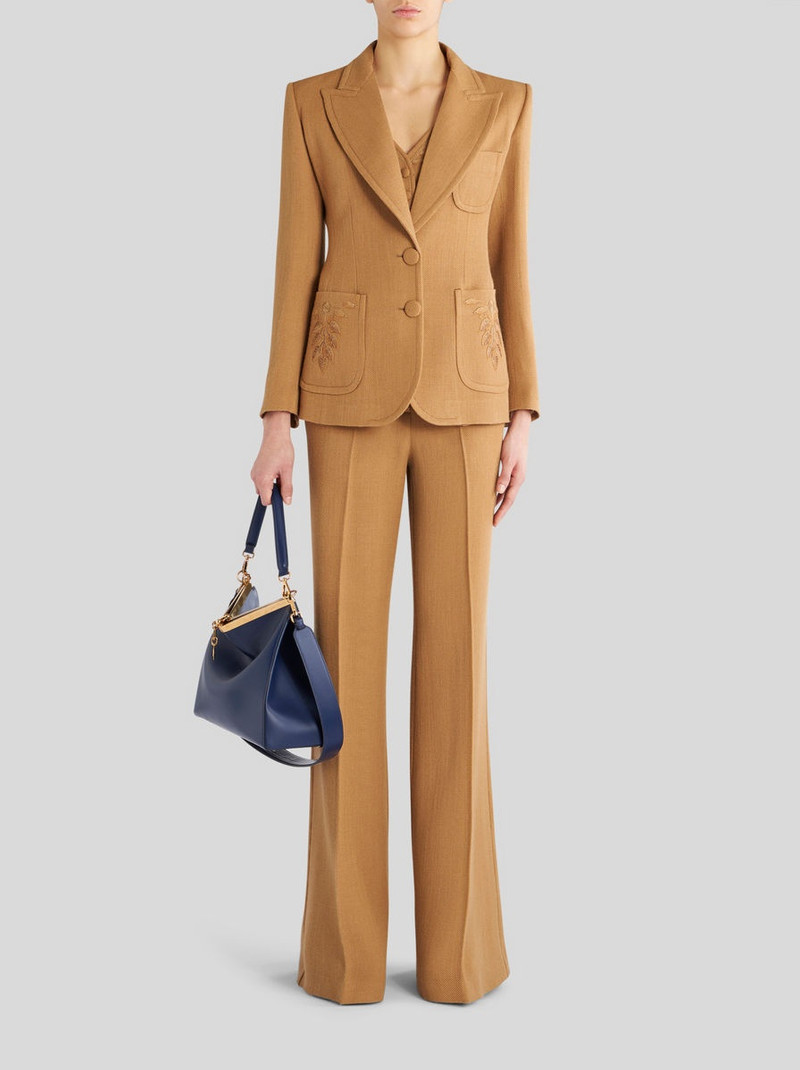 TWO-BUTTON JACKET WITH EMBROIDERY 3