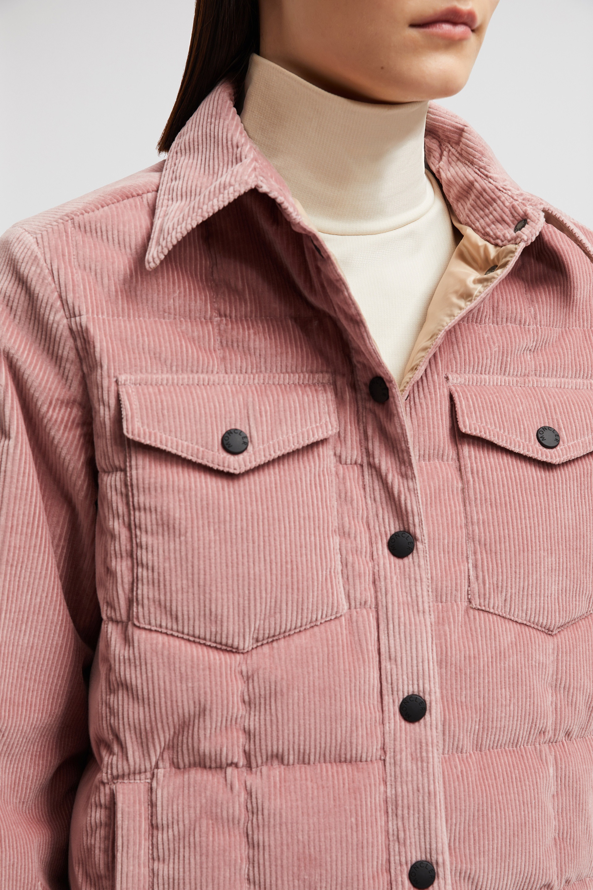 Paulet Down Corduroy Shirt Jacket - 7