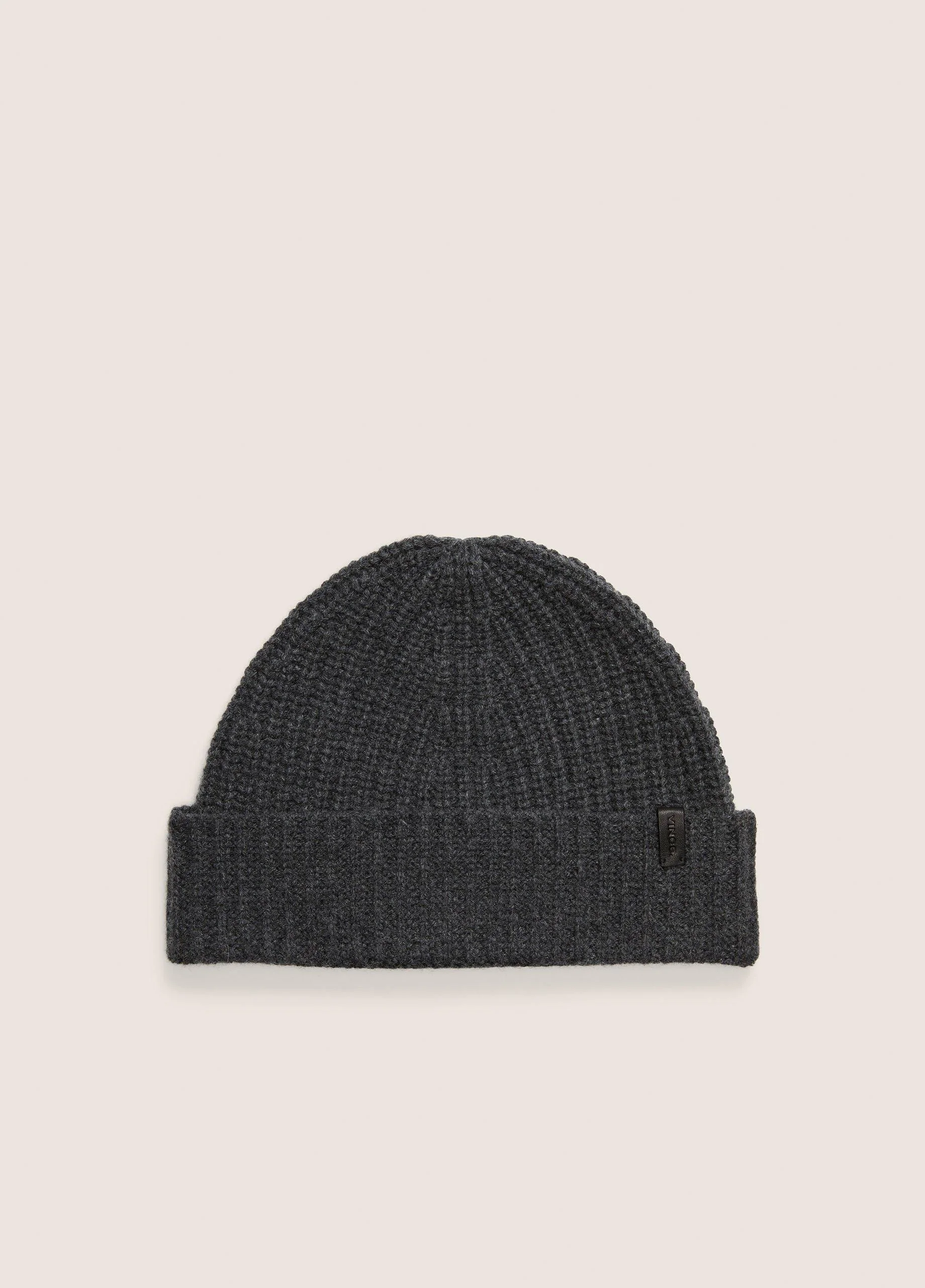 Cashmere Shaker-Stitch Beanie - 1