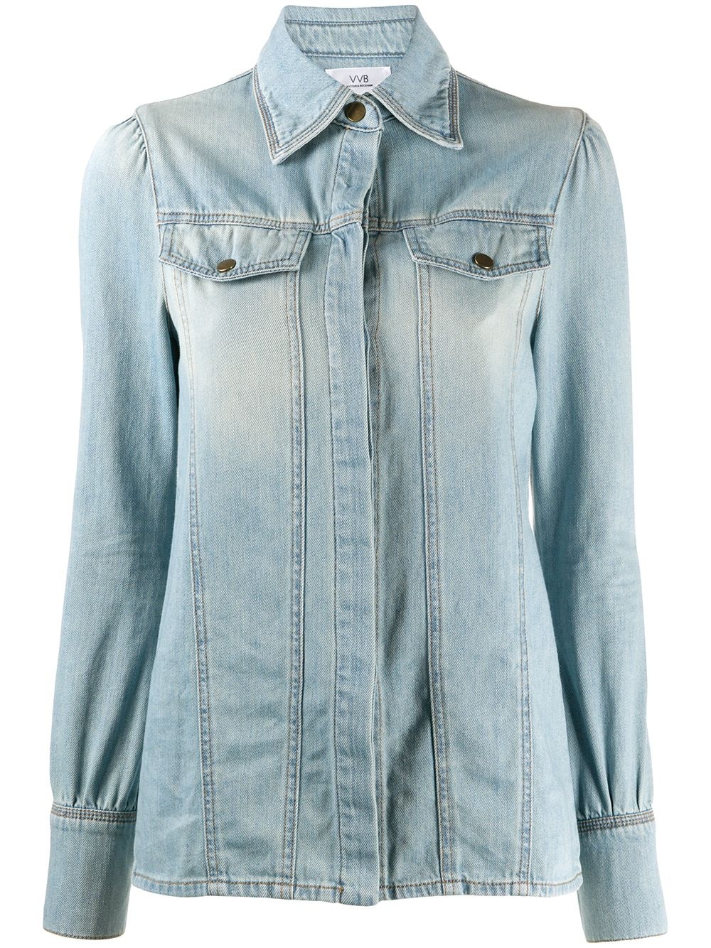 classic denim shirt - 1