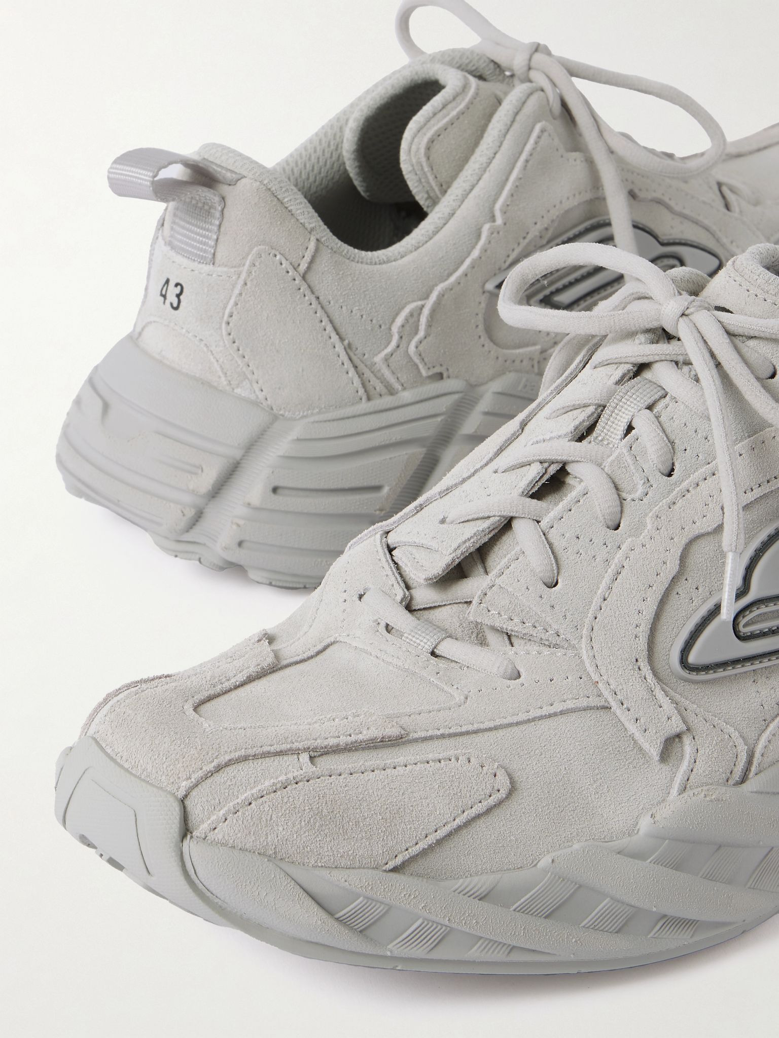 Monday Suede Sneakers Gray - 5