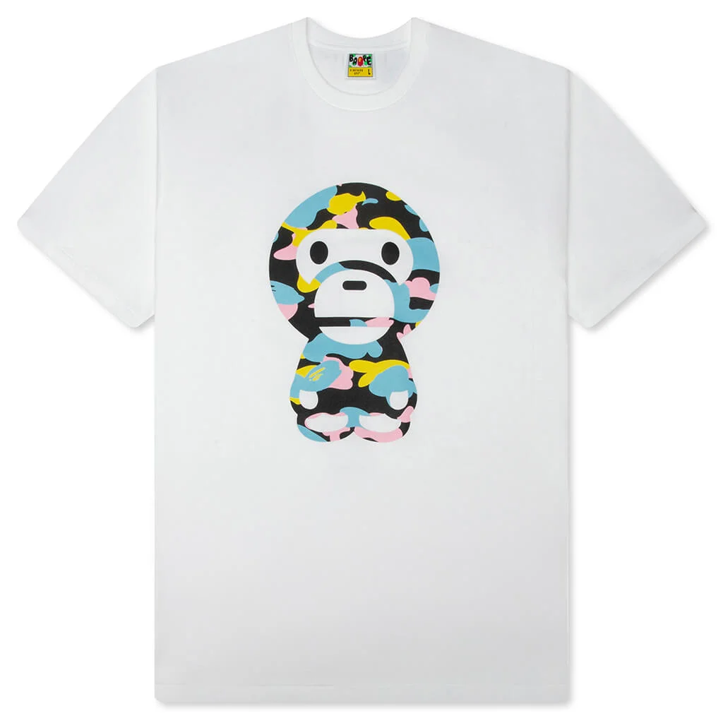 NEW MULTI CAMO BIG BABY MILO TEE - WHITE - 1