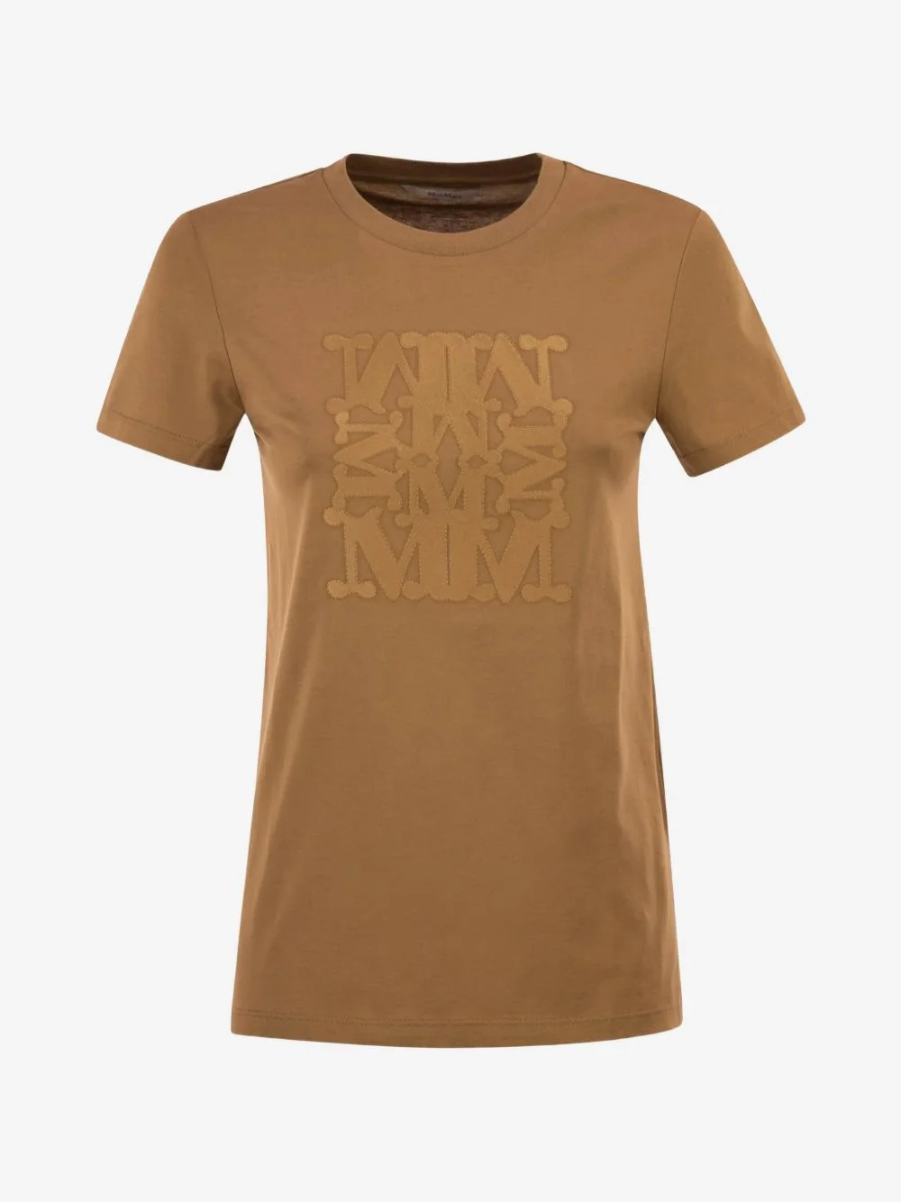 logo-embroidered T-shirt - 1