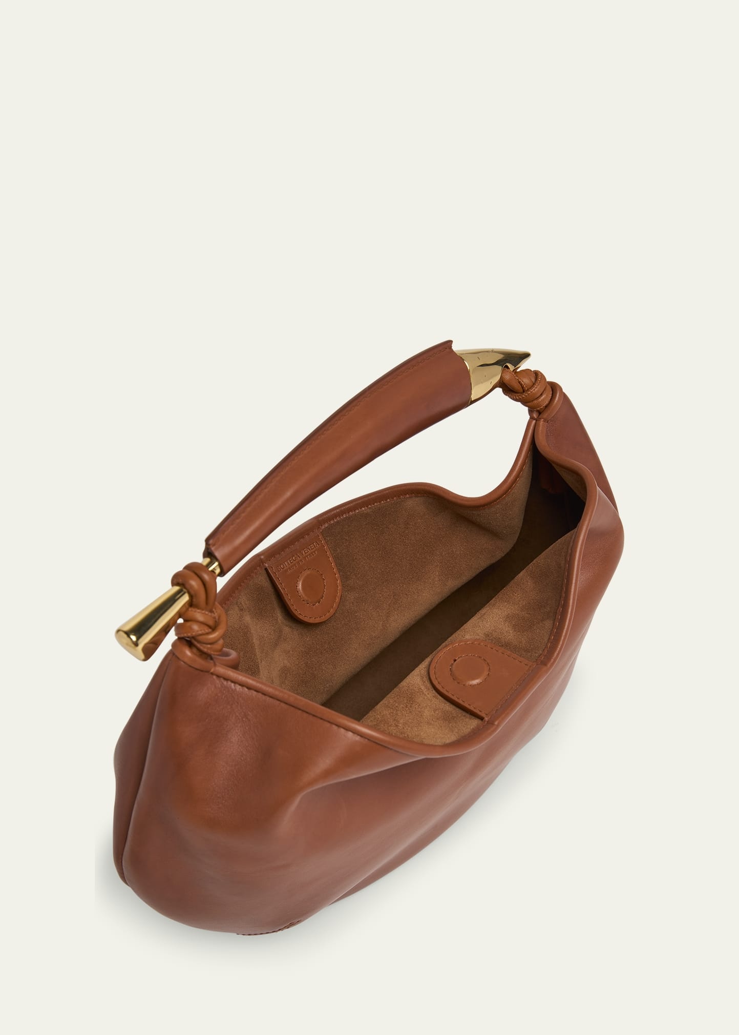 Small Sardine Leather Top-Handle Bag - 4