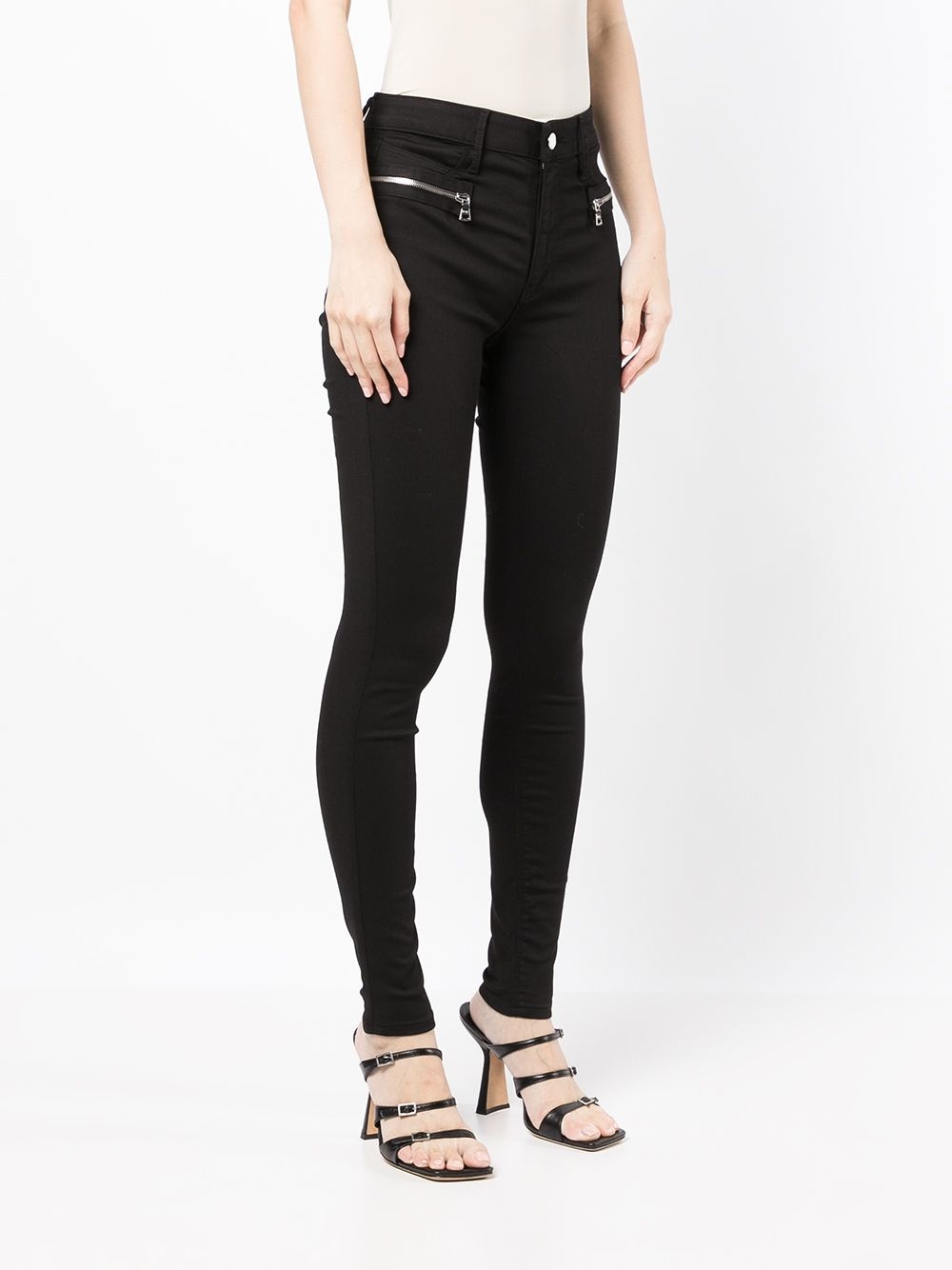 mid-rise skinny jeans - 3