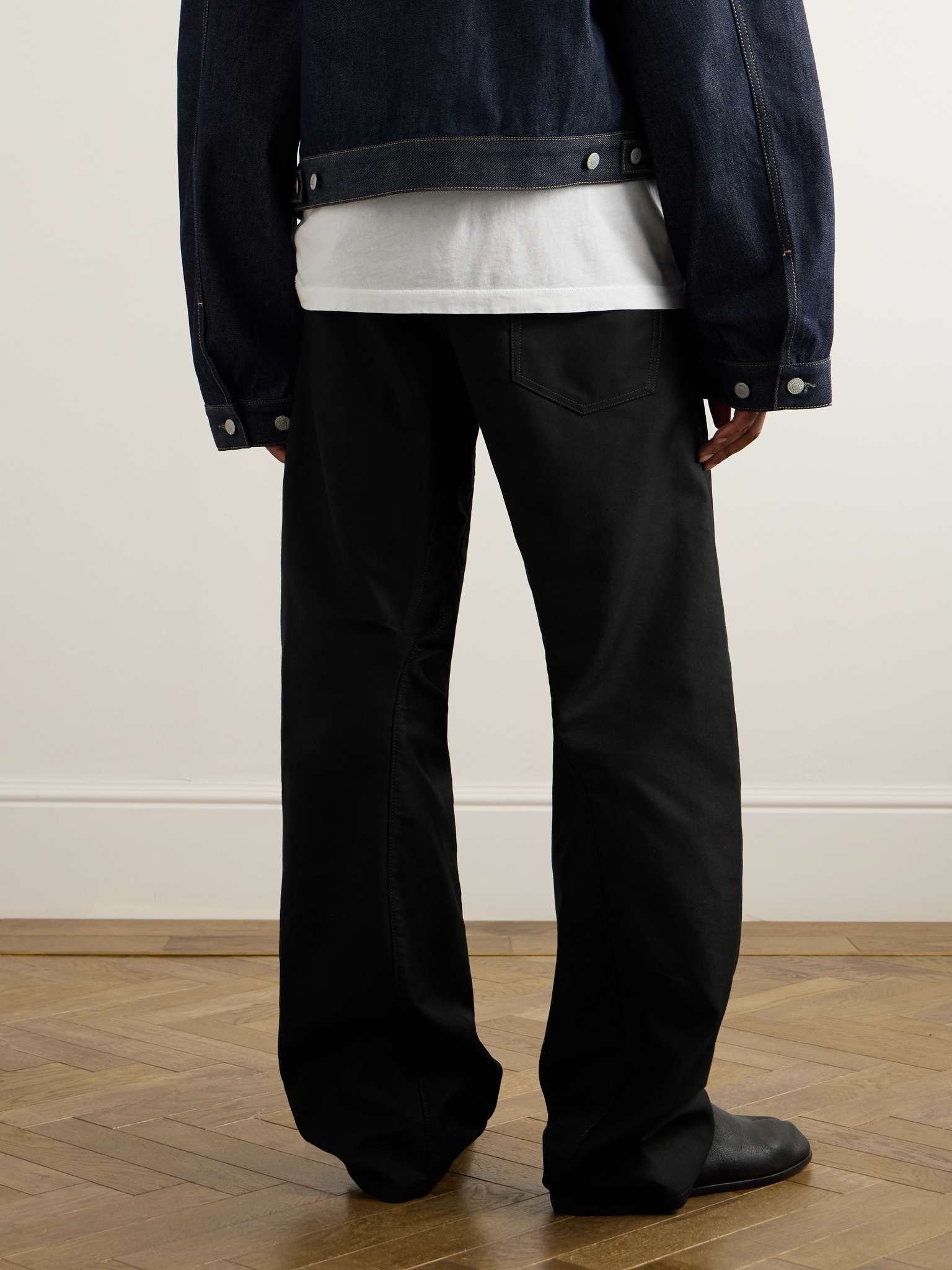 Straight-Leg Cotton-Canvas Trousers - 4