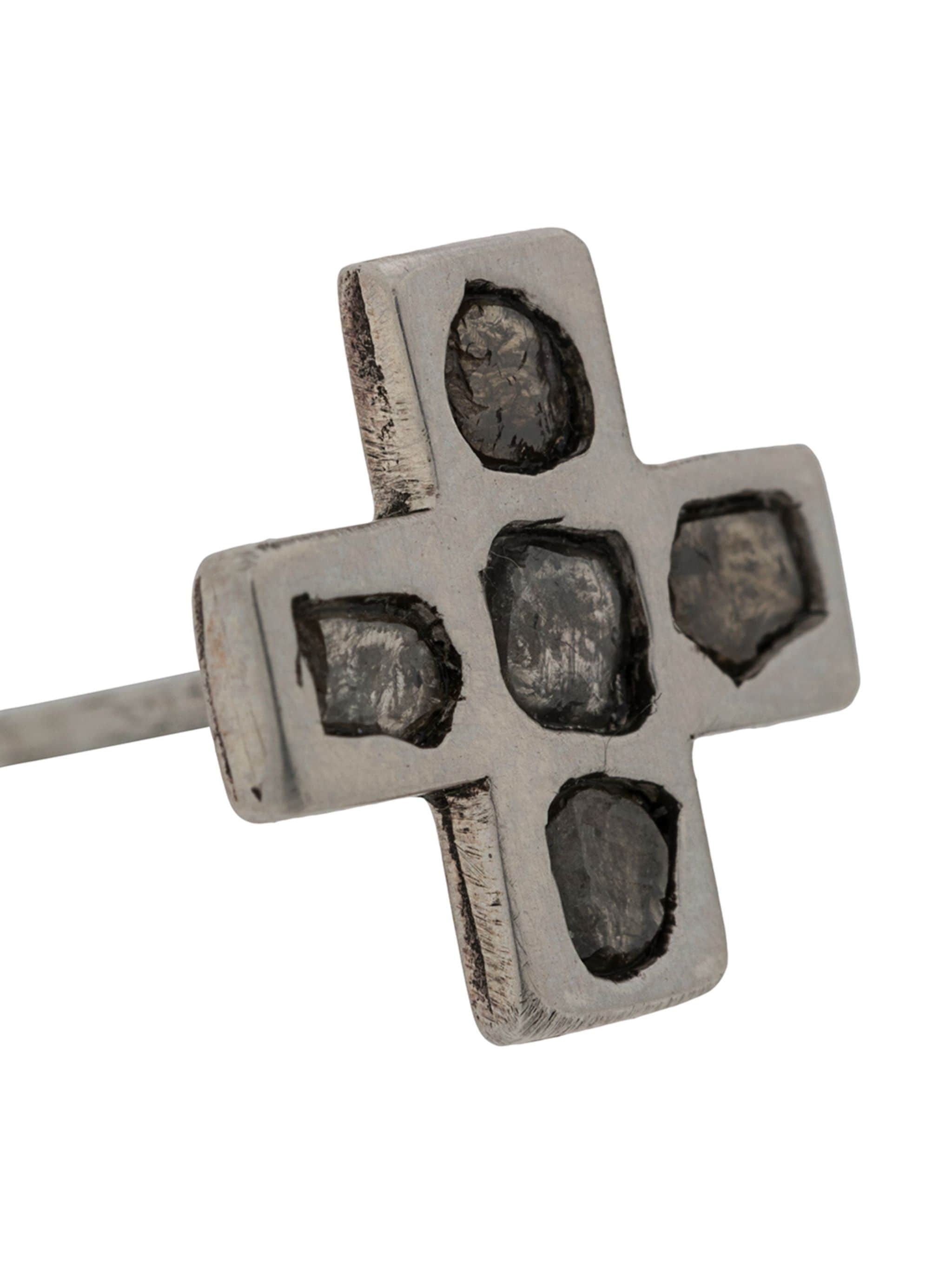 PARTS OF FOUR Plus Earring (Mega Pavé, 12mm, PA+DIA) - 2