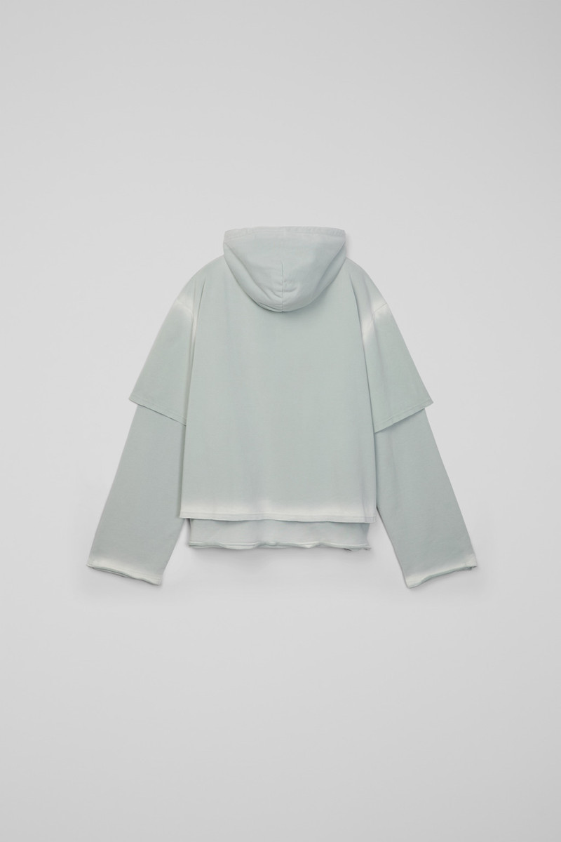 CAMPERLAB Faded gray Organic Cotton Hoodie outlook