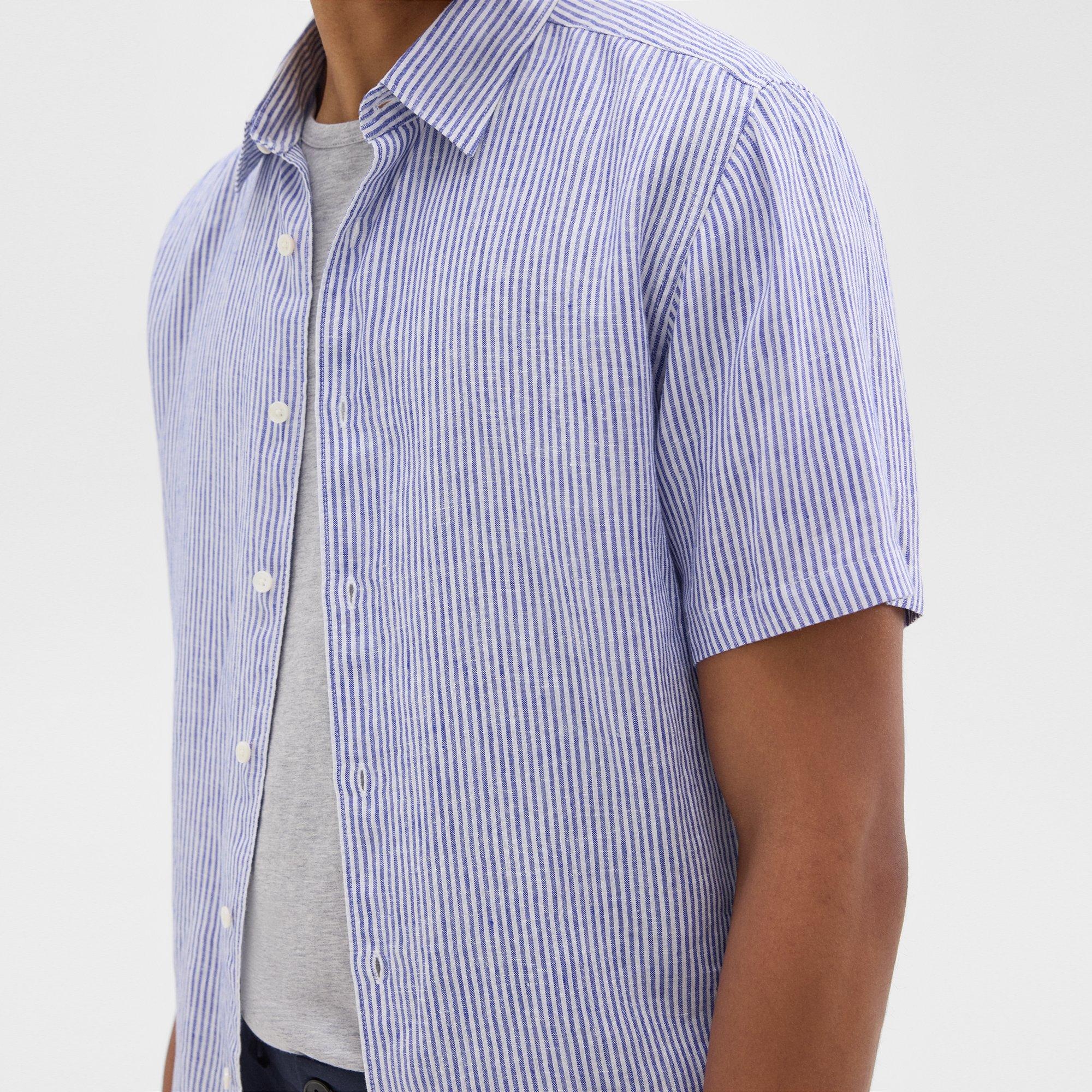 Irving Short-Sleeve Shirt in Relaxed Linen - 5