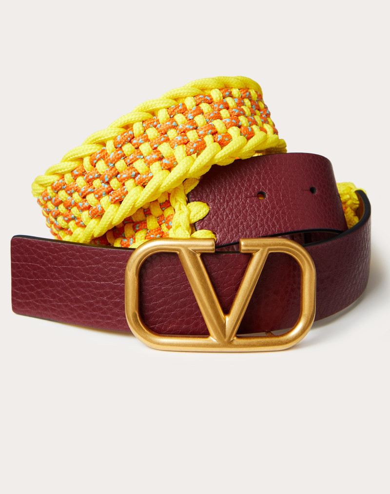 Valentino VLOGO SIGNATURE FABRIC BELT 30MM outlook