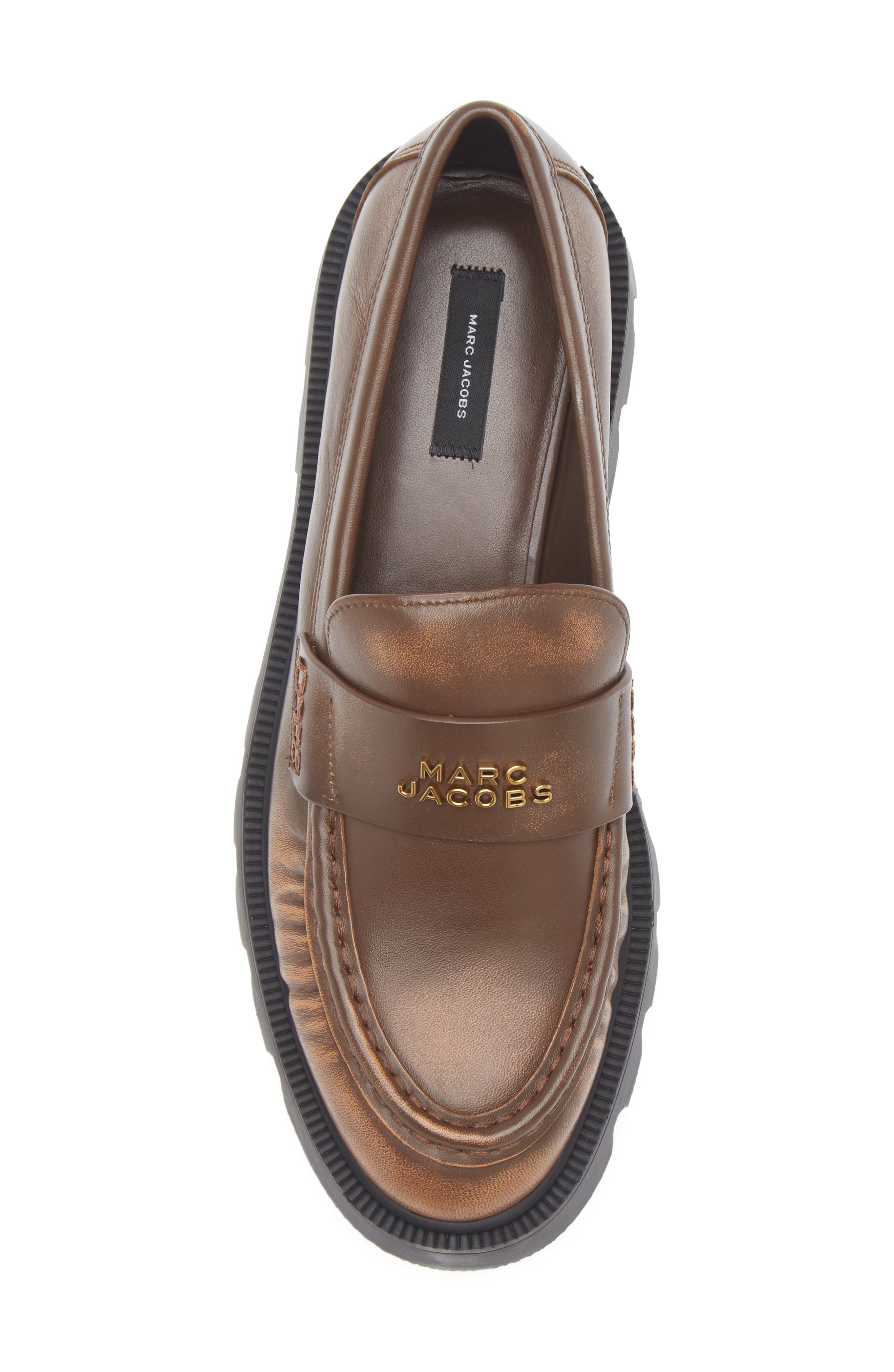 Marc Jacobs The Frankie Platform Loafer in Ebony at Nordstrom - 5