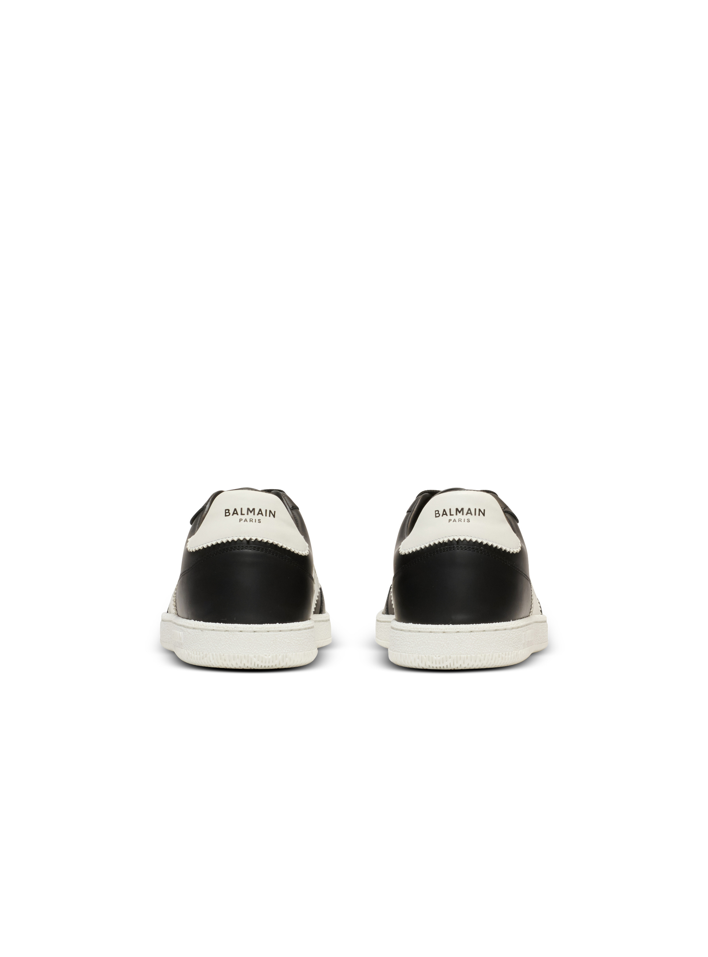 Calfskin Balmain Swan trainers - 5