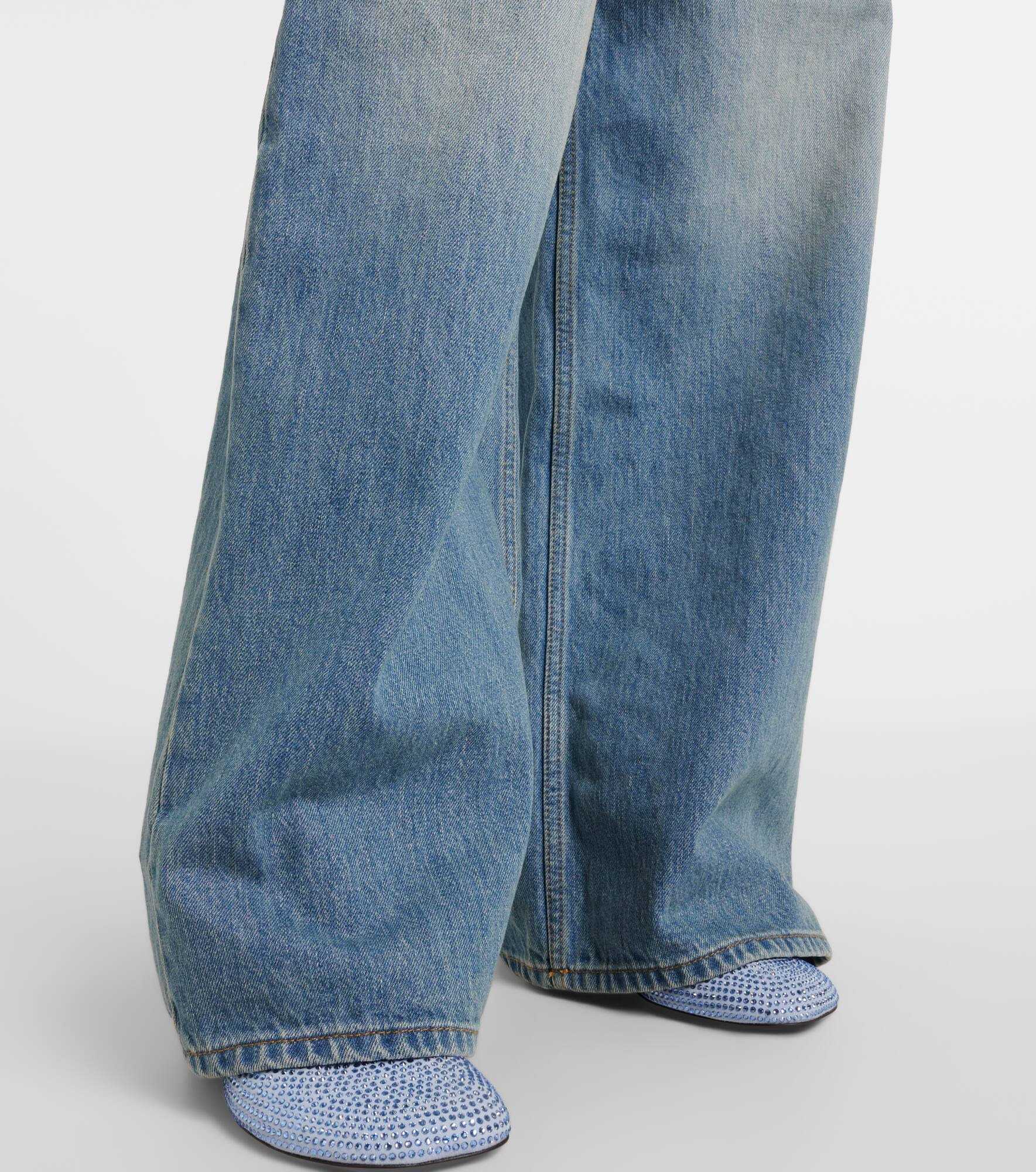Flamenco high-rise wide-leg jeans - 5