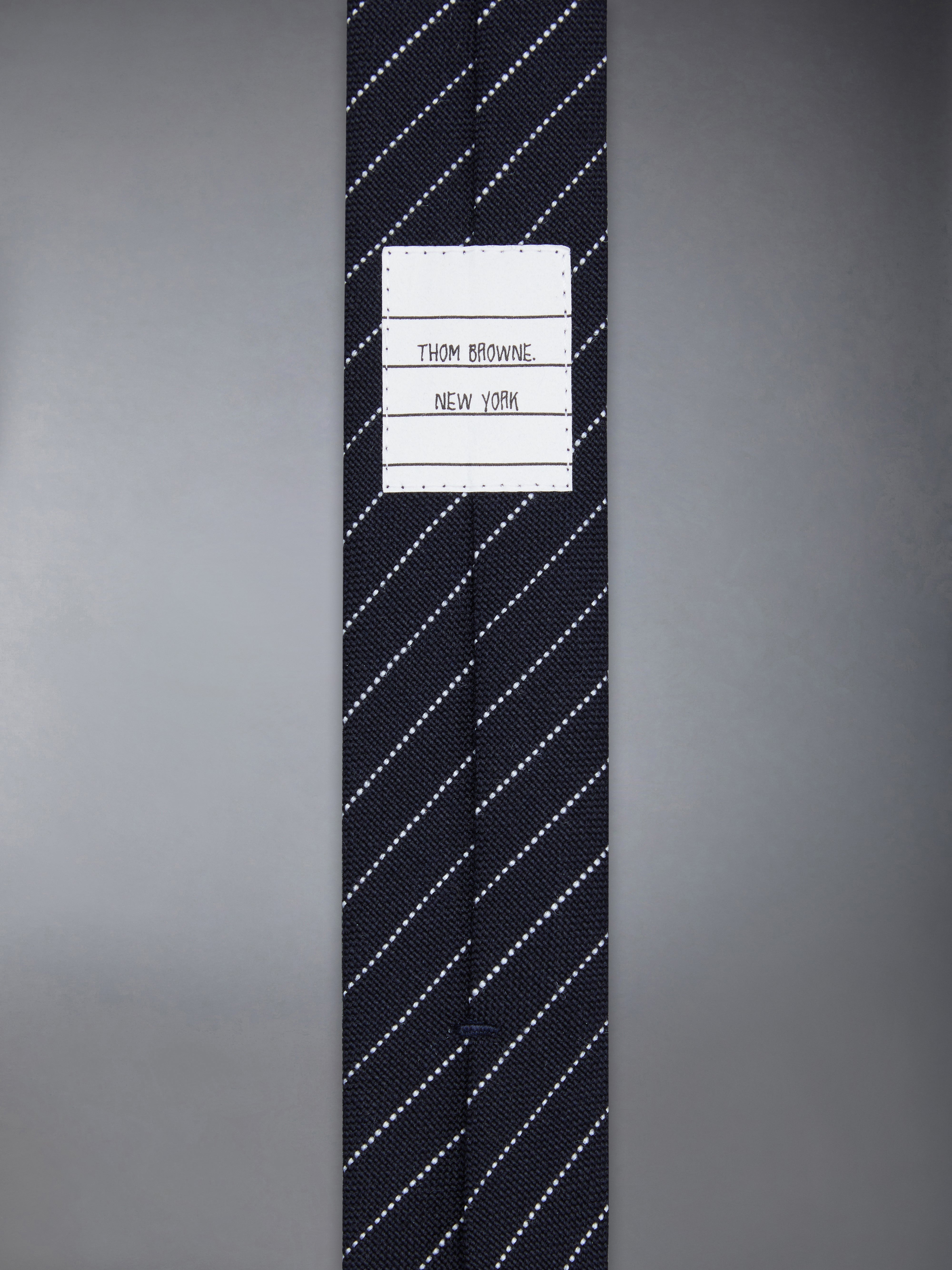 PINSTRIPE HIGH TWIST WOOL CLASSIC TIE - 3