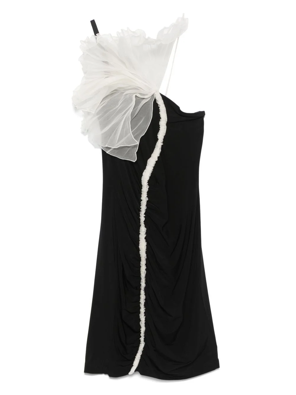 3D-flower mini dress - 1