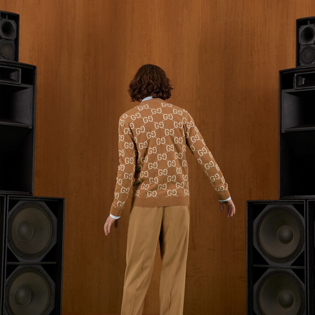 GG wool jacquard cardigan - 7